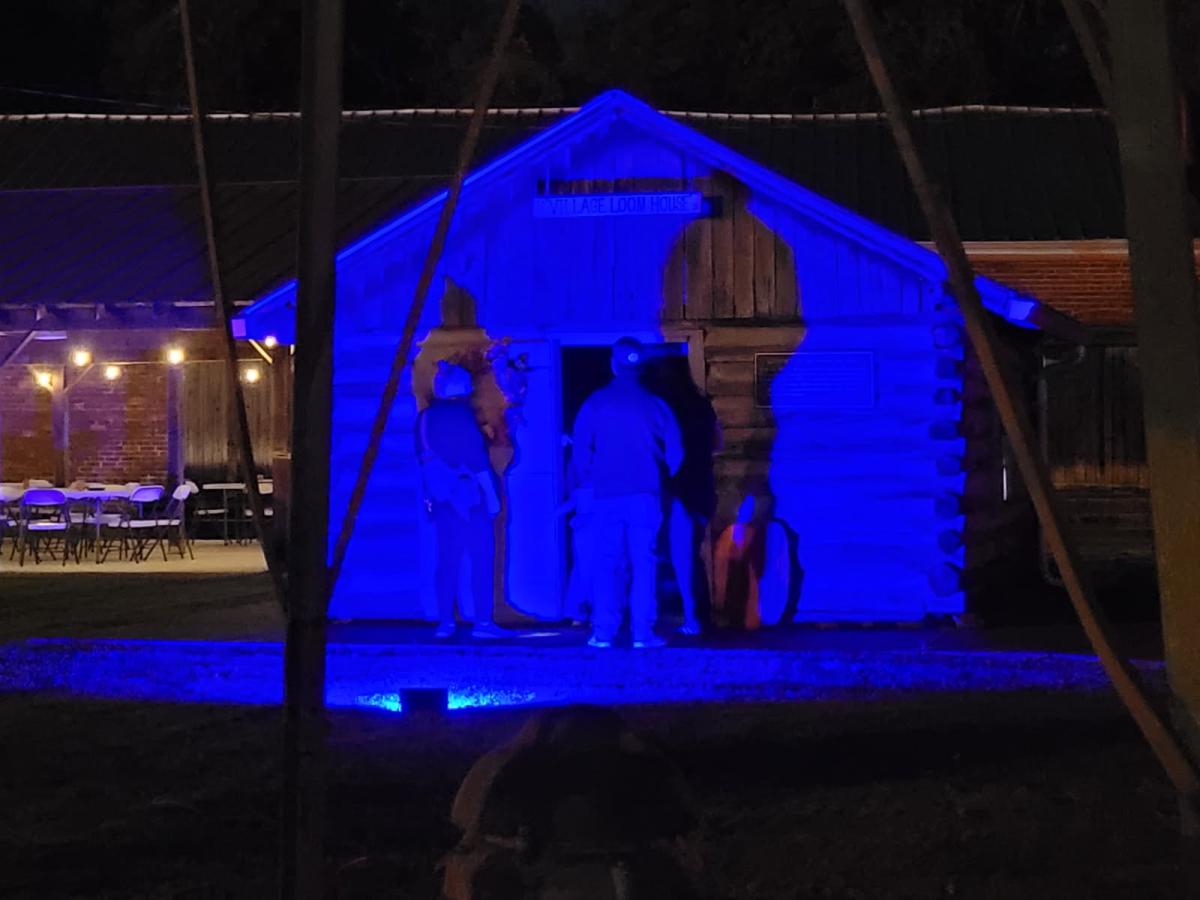 Village After Dark at Cannonsburgh
