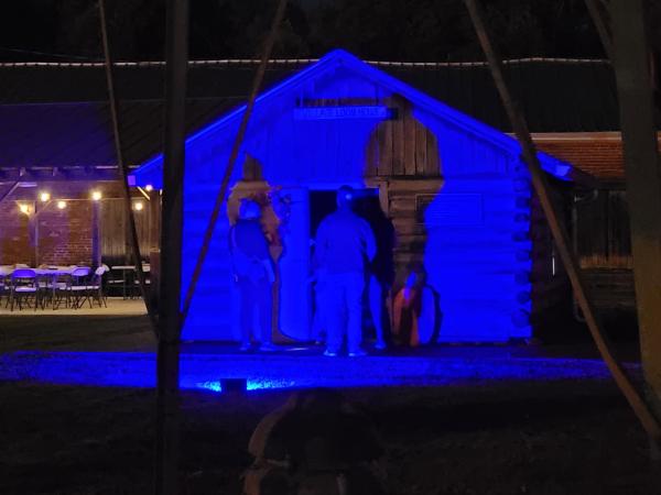 Village After Dark at Cannonsburgh