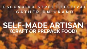 Self-Made Artisan (Craft or Prepack Food)