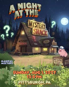 Magical Meetups -  A Night at the Mystery Shack -  Product Vendor Application