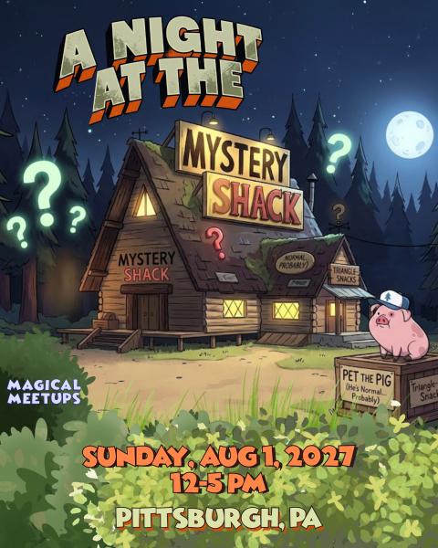 Magical Meetups -   A Night at the Mystery Shack -  Pin Seller Application