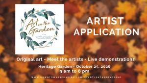 Art in the Garden Artist Application
