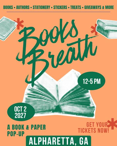 Books Breath: Alpharetta, GA - Oct 2, 2027 - Vendor App