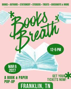 Books Breath: Franklin, TN - Mar 6, 2027 - Vendor App
