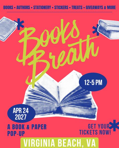 Books Breath: Virginia Beach, VA - Apr 24, 2027 - Vendor App