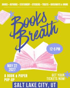 Books Breath: Salt Lake City, UT - May 22, 2027 - Vendor App