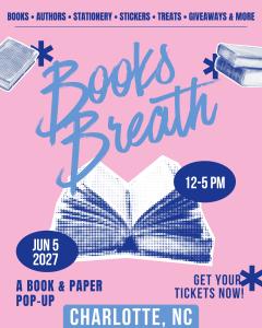 Books Breath: Charlotte, NC - Jun 5, 2027 - Vendor App