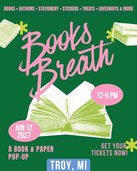 Books Breath: Troy, MI - Jun 12, 2027 - Vendor App