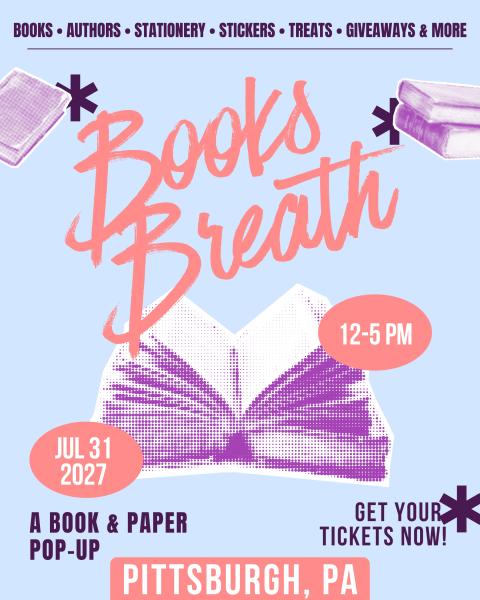Books Breath: Pittsburgh, PA - Jul 31, 2027 - Vendor App