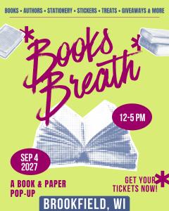 Books Breath: Brookfield, WI -  Sep 4, 2027 - Vendor App
