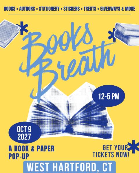 Books Breath: West Hartford, CT - Oct 9, 2027 - Vendor App