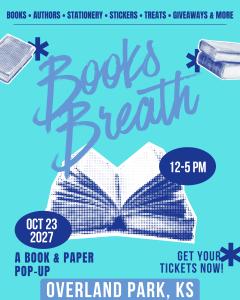 Books Breath: Overland Park, KS - Oct 23, 2027 - Vendor App