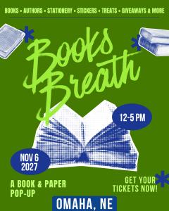 Books Breath: Omaha, NE - Nov 6, 2027 - Vendor App