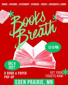 Books Breath: Eden Prairie, MN - Dec 4, 2027 - Vendor App