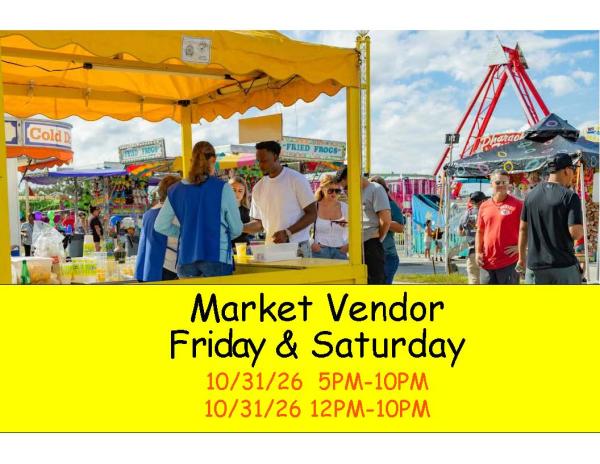 Fall Market Vendor - Friday and Saturday