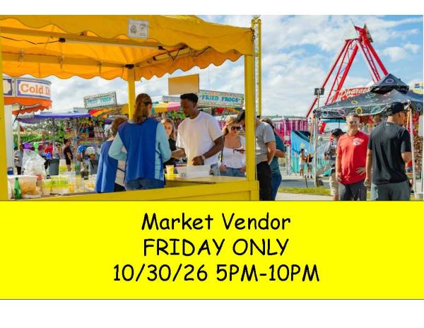 Fall Market Vendor - Friday Only