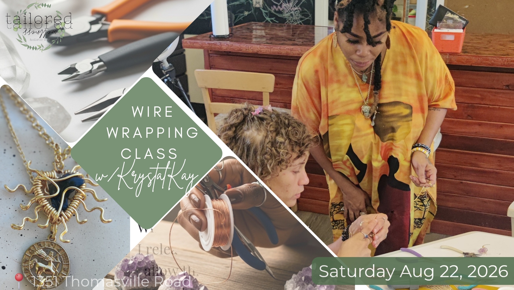 August Wire Wrapping Class cover picture