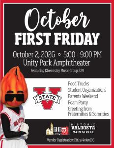October VSU  1st Friday Vendor Application