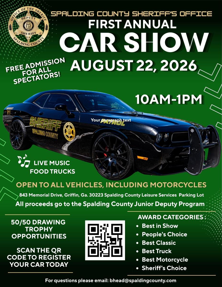 Spalding Co. Sheriff's Office Car Show