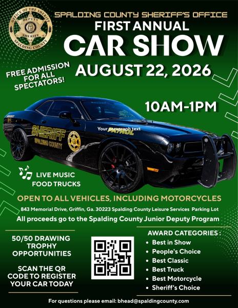 Spalding Co. Sheriff's Office Car Show