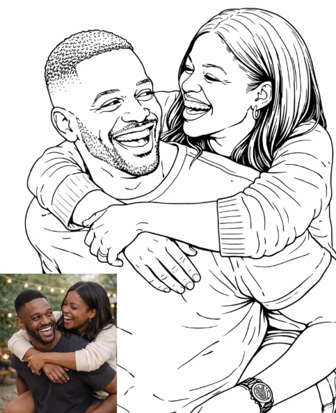 Custom Pre-Drawn Canvas cover picture