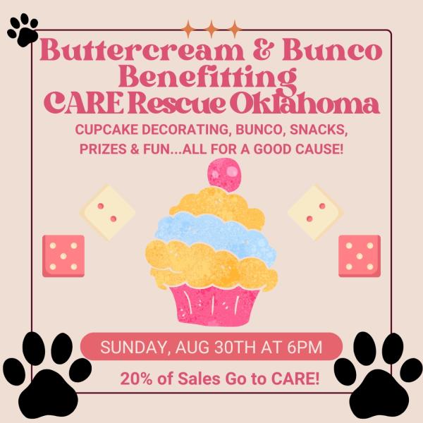 CARE RESCUE Fundraiser: Buttercream & BUNCO!