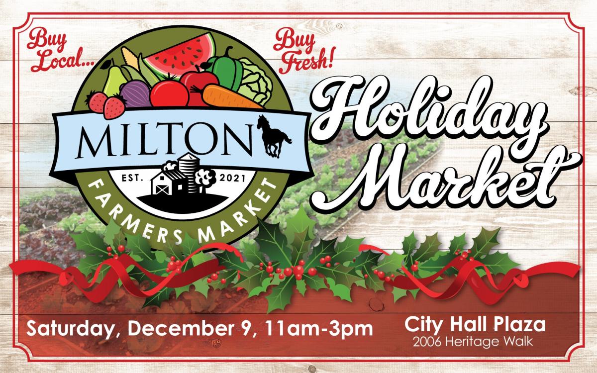 Holiday Milton Farmers Market in Crabapple 2023