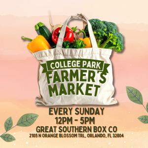 The College Park Farmers Market-- December