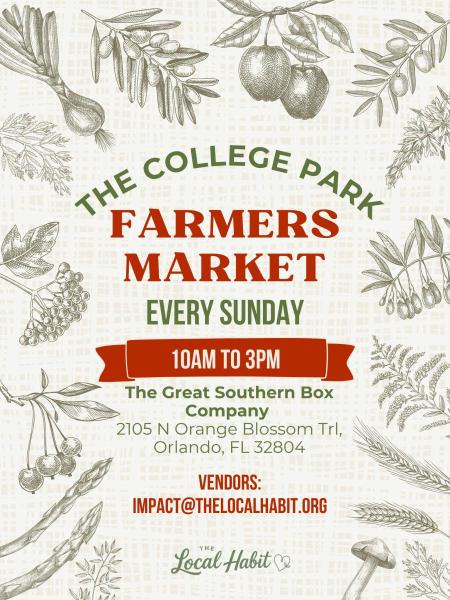 The College Park Farmers Market-- October