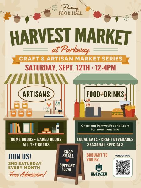 Parkway Food Hall Second Saturdays Harvest Market