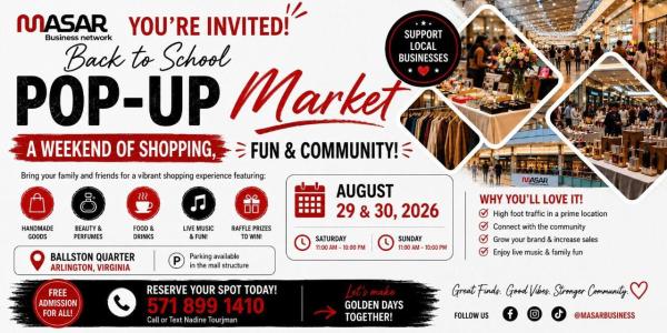 Back To School Pop-Up Market