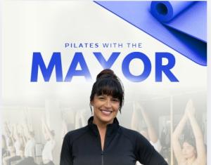 September | Pilates with the Mayor SPONSOR