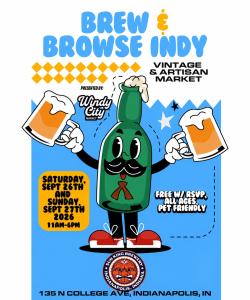Inaugural Indiana Brew & Browse Vintage & Artisan Fest Presented by Windy City Market