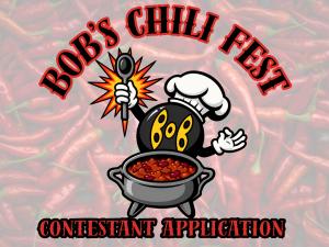 BoB's Chili Cook Off Contestant Application