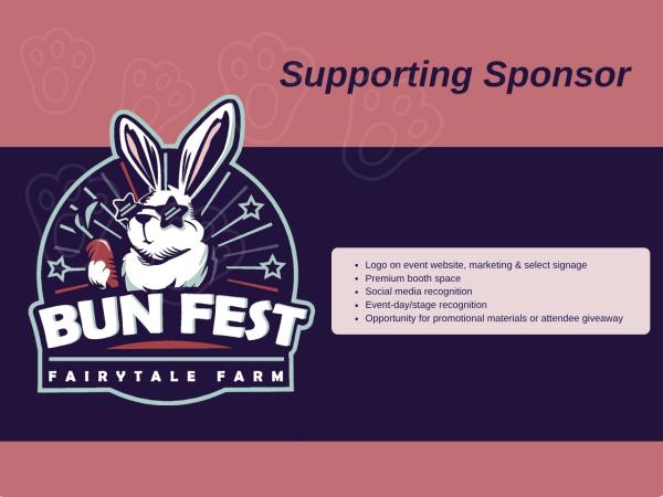 Supporting Sponsor - $2,000