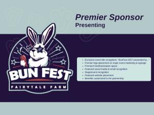 Premier Sponsor - PRESENTING - $7,500