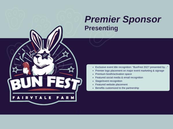 Premier Sponsor - PRESENTING - $7,500