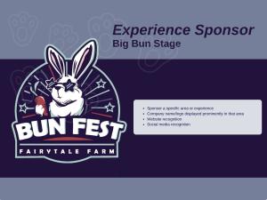Experience Sponsor - BIG BUN STAGE - $1,500
