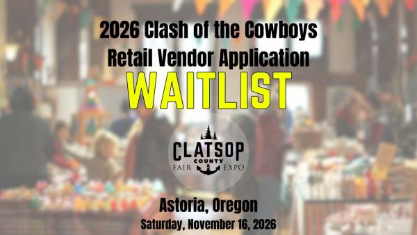 WAITLIST Clash of the Cowboys - RETAIL Vendor Application