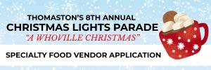 Specialty Food Vendor &ndash; Christmas Lights Parade 2026: A Whoville Christmas