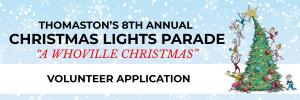 Volunteer Registration- Christmas Lights Parade 2026