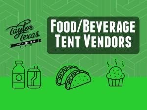 Food and Beverage Tent Vendors