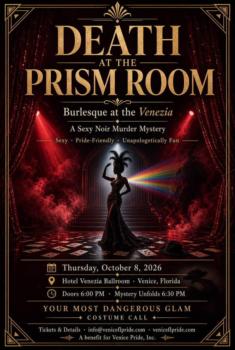 Death at the Prism Room, A Sexy Noir Murder Mystery Dinner cover picture