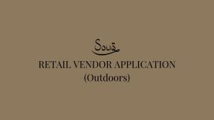 Retail Vendor (Outdoors)