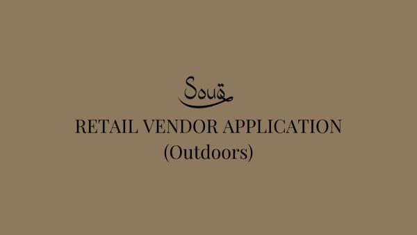 Retail Vendor (Outdoors)