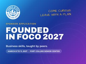Founded in FoCo 2027 Sponsorship