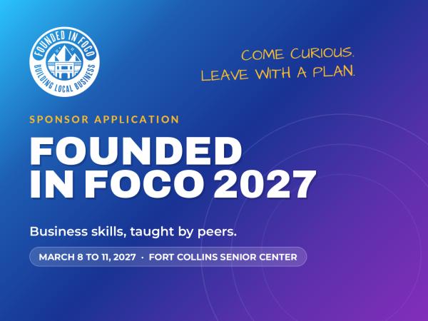 Founded in FoCo 2027 Sponsorship