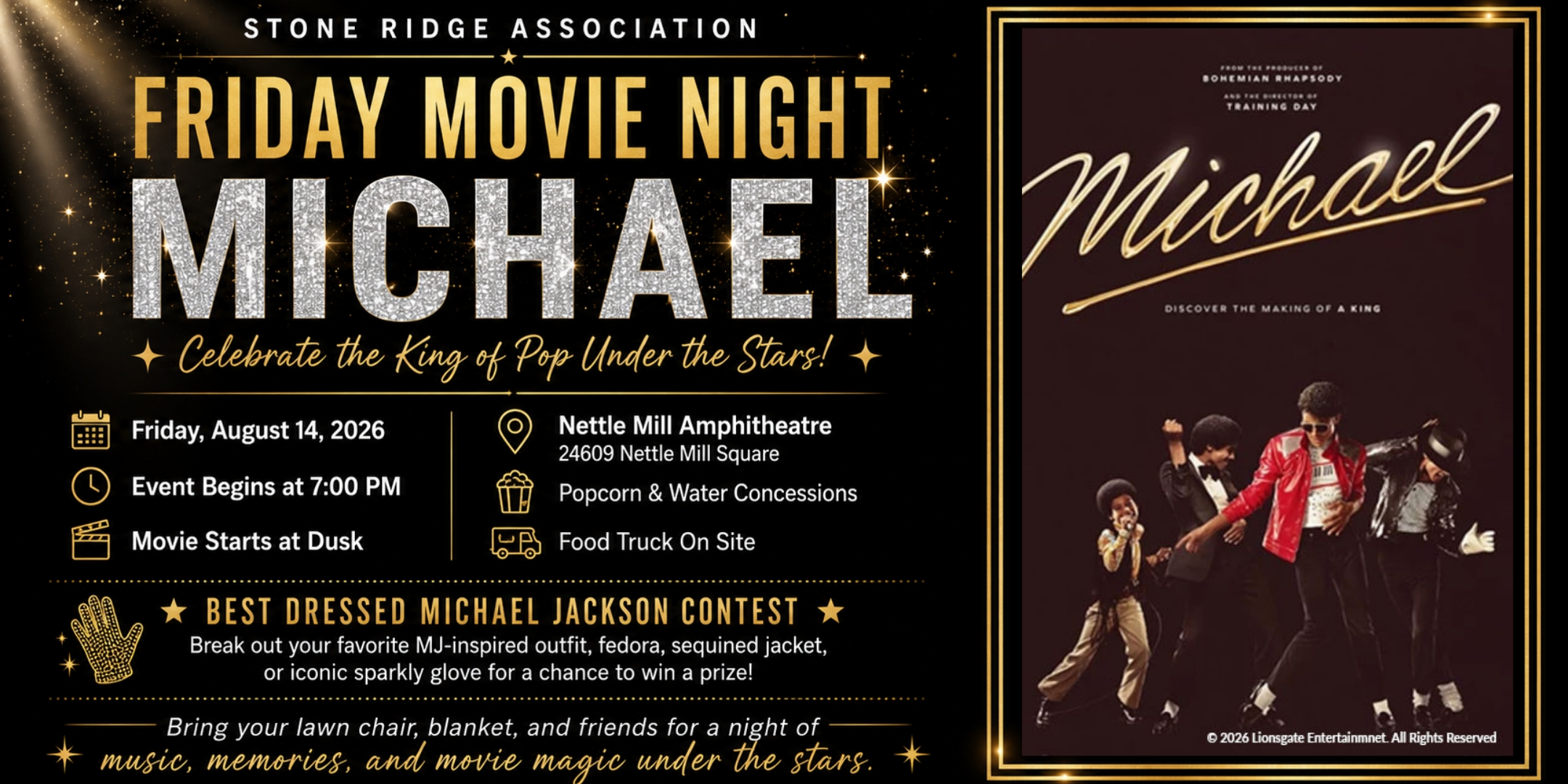 Stone Ridge: Friday  Movie Night: Michael - Rescheduled