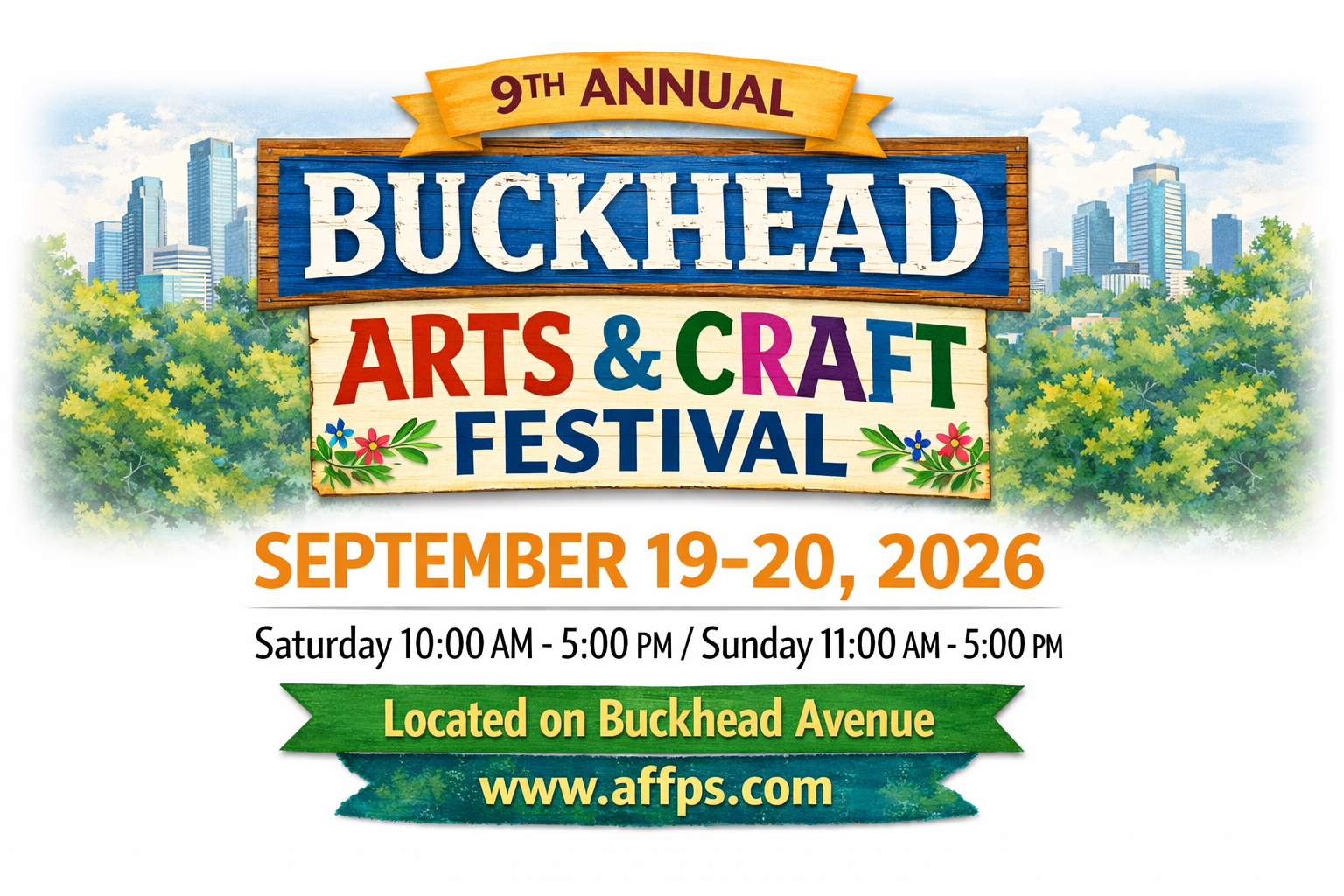 Buckhead Arts and Craft Arts Festival 2026 (Sun)