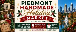 Piedmont Park Handmade Holiday Market 2026 - Artist Application